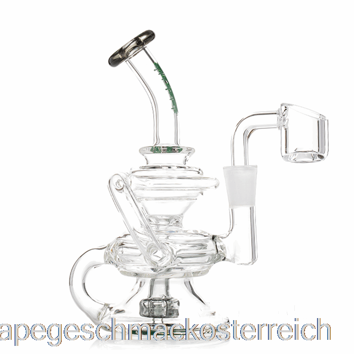 Ooze Rip Tide Mini Recycler Dab Rig Midnight Wave (klar / Schwarz) Vape-Geschmack